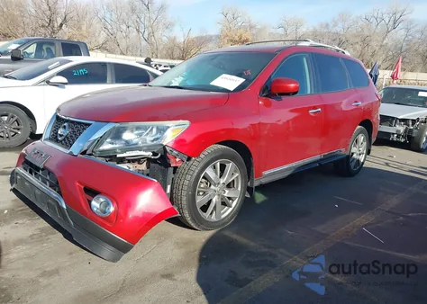 2015 Nissan Pathfinder Platinum from USA, damaged, VIN 5N1AR2MM6FC638551